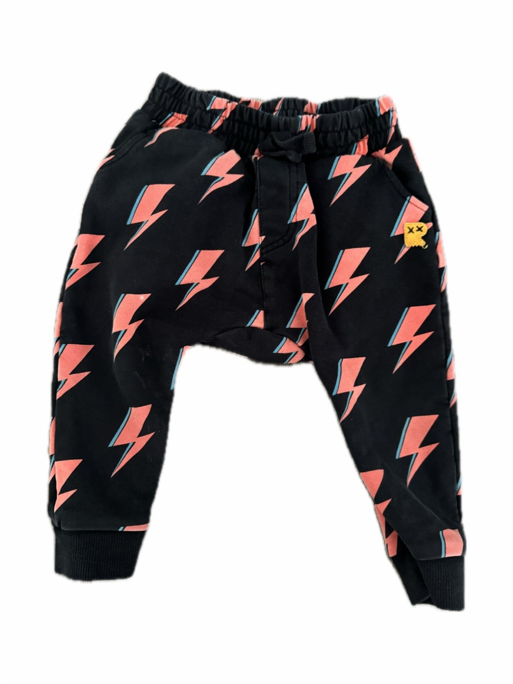 Rock your baby lightning bolt joggers 12-18 months